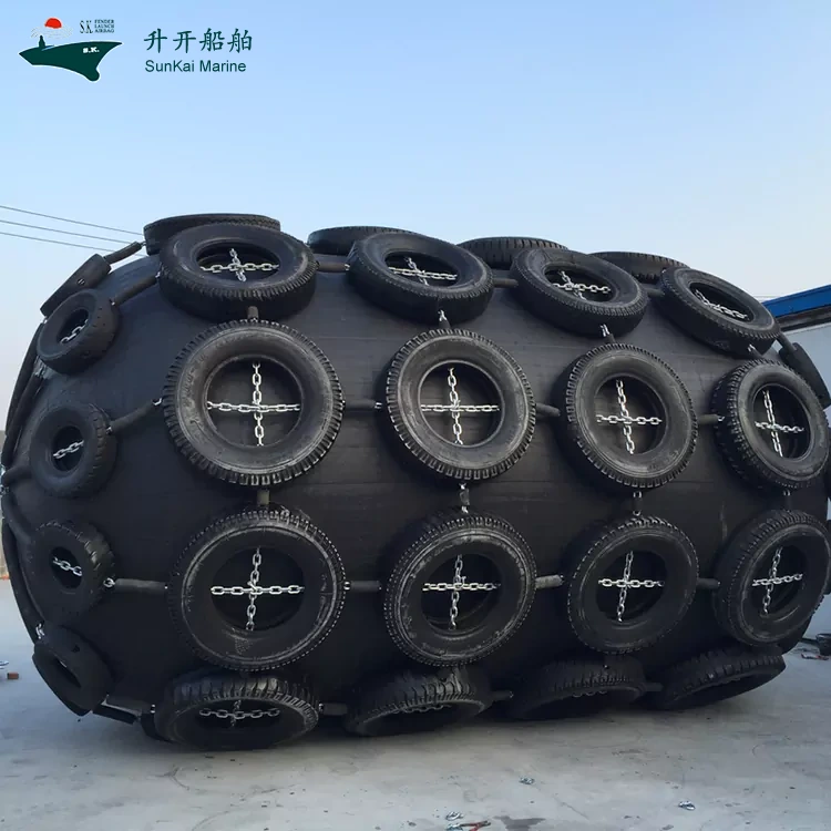Qingdao Sunkai మెరైన్ షిప్‌లు విదేశీ వినియోగదారులకు పెద్ద గాలితో కూడిన షిప్ ఫెండర్‌లను అనుకూలీకరించాయి